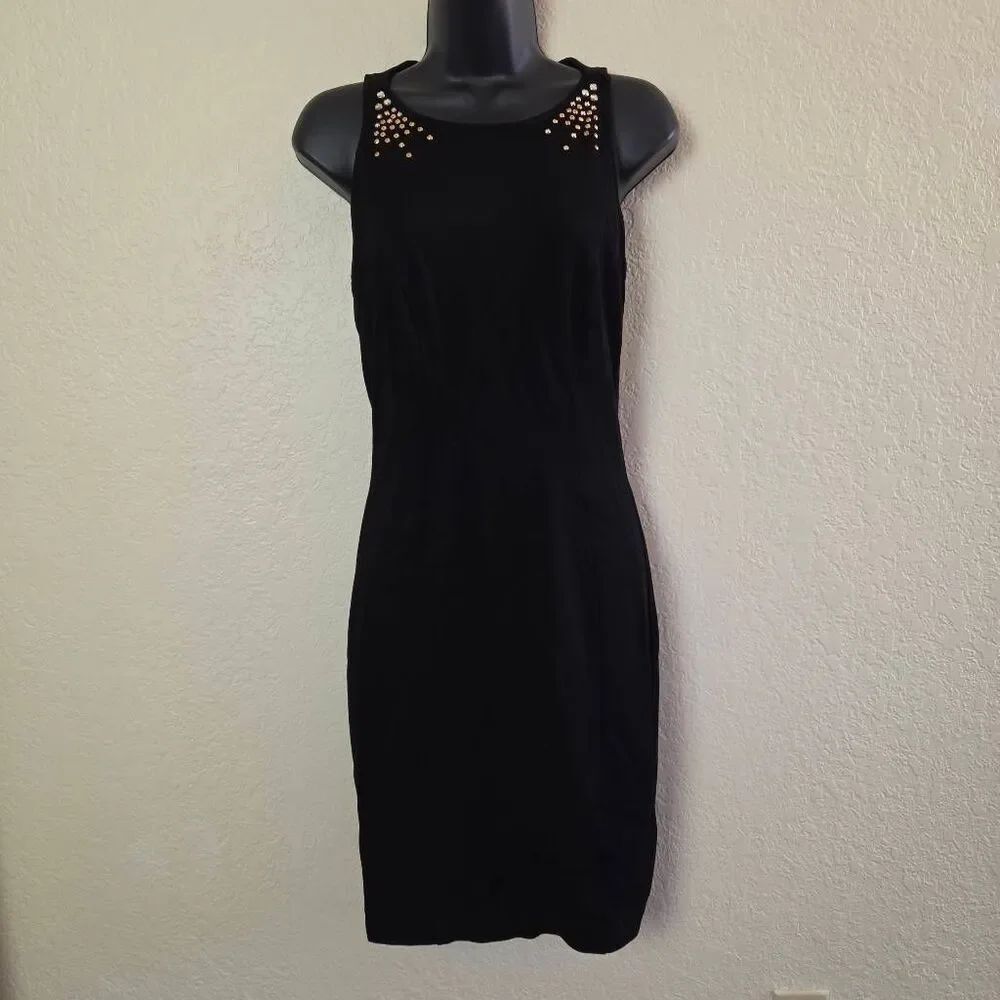 Tadashi Bedazzled Bodycon Dress